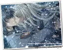 kiss in the snow