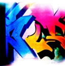 Upclose graffiti