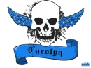 carolyn blue skull