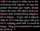 life is too short