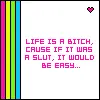life is a bitch