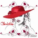 Lady with a red hat, Christin