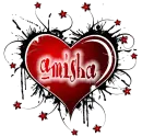 amisha red heart