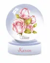 Glitter Rose Globe for Karen