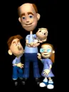 dad whith kids