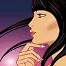 Black haired girl!