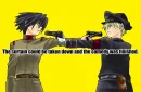 Naruto vs Sasuke (with guns lmao)