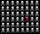 pink skull