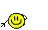 Smiley with flowers