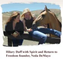 Hilary Duff, Spirit, & RTF founder neda demayo