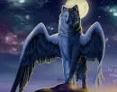 wolf with wings