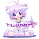welcome sign-kawaii