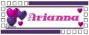 Animated Heart Tag for Arianna