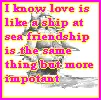 friendship sea