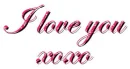 I love you 