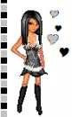 Doll With Black Clothes