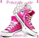 Prinsesses wear converses