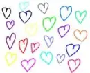 free draw hearts