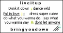 live it up