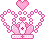 pink crown