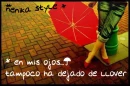 en mis ojos no a parado de llover