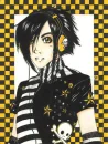 checkered emo boy
