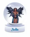 Glitter Farie Globe for Nadia