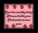 If you love something....