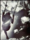 girl swinging