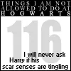 Things I Am Not Allowed To Do At Hogwarts....