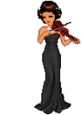 playing violin