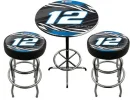 ryan newman nascar stool chair blue