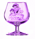 Princess in a glass