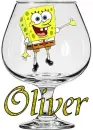 Spongebob In Glass For Oliver