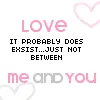 me and you