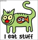 i eat stuff kitty
