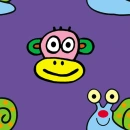 purple monkey background