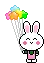 bunny balloon vendor