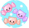 Kawaii Candy Button