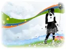 Color Balloon Girl