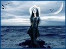 woman in sea