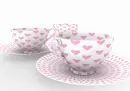hearts cups