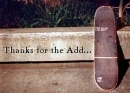 thanx for the add