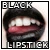 black lipstick