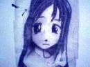 Sad girl - blue
