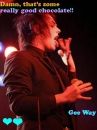 Gee really loves chocolate