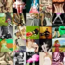 girl collage w/ style