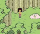 Earthbound-Jeff wth a mushroom on his head 