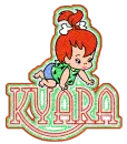 PEBBLES WITH KYARA NAME