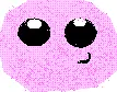 cute pink puffball